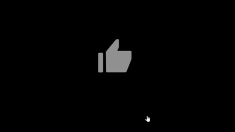 Like-icon-of-social-media.-Thumbs-up-animation-video-with-alpha-channel